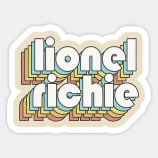 Retro Lionel Richie Sticker